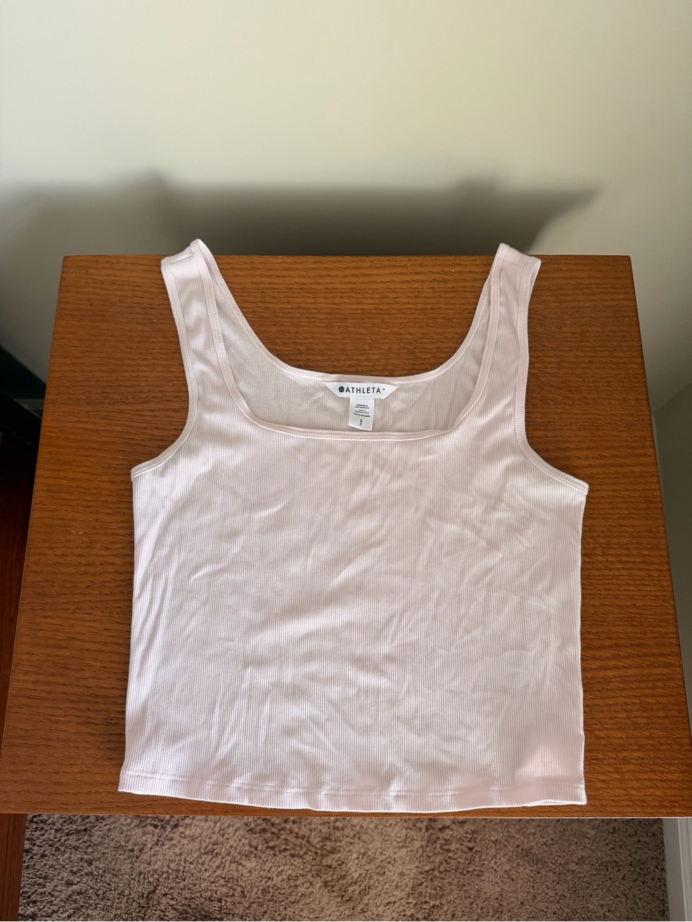 Athleta Pink Tank Top Minimal Women’s Size Small Pilates Yoga Workout Activewear